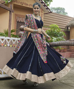 Fashionable Stitched Navratri Lehenga Choli