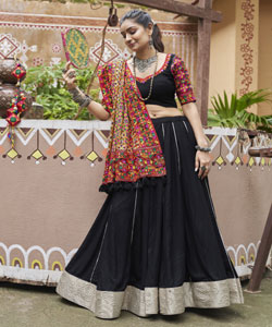 Fashionable Stitched Navratri Lehenga Choli