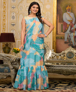 Ready To Wear Gown Style Saree