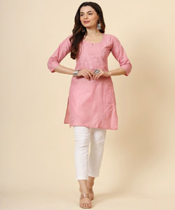 Thread Embroidery Work  Kurti