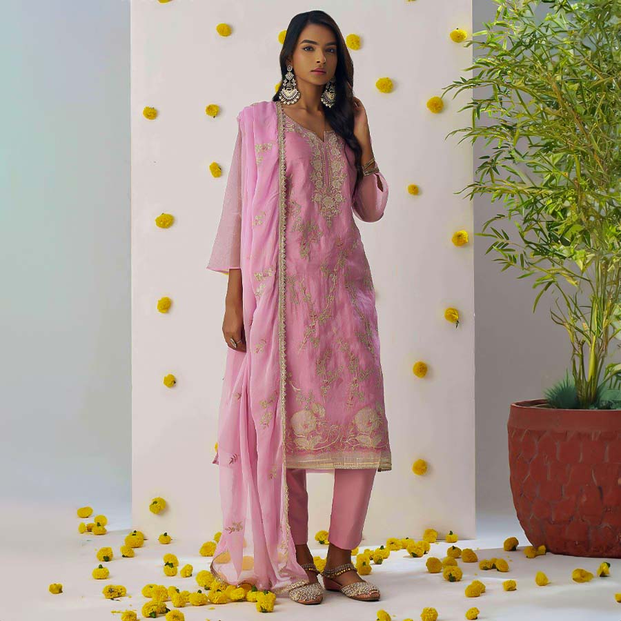 Purple Crush Party Wear Salwar Kameez