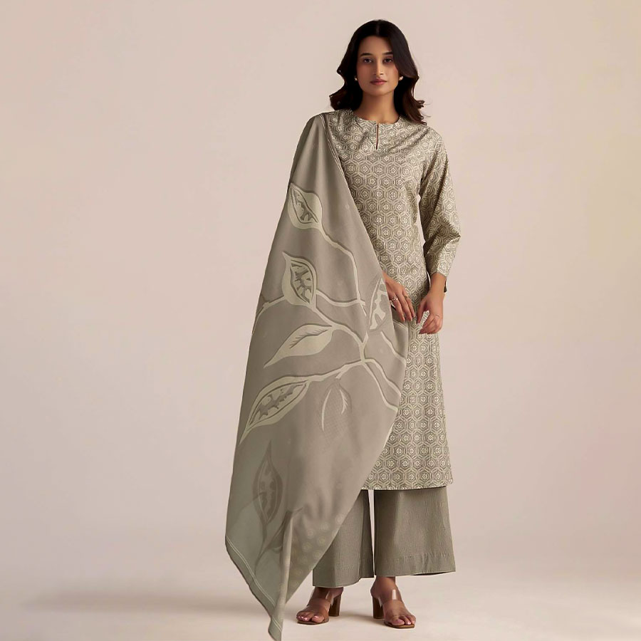 Green  Cotton Casual Wear Salwar Kameez