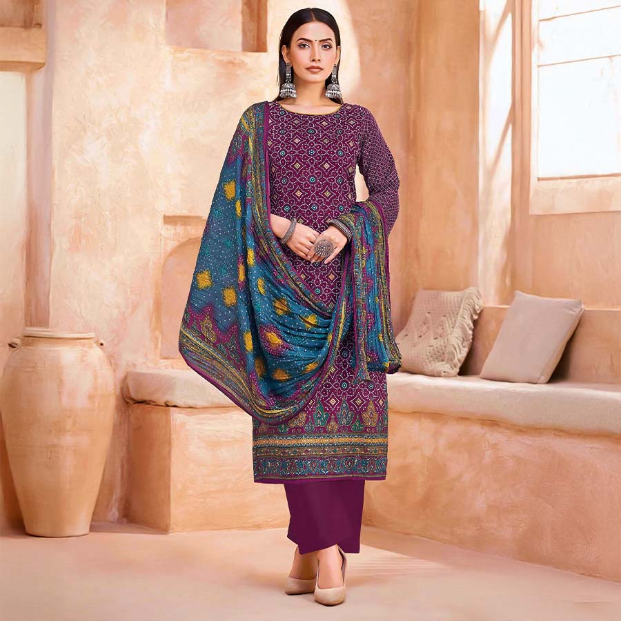 Violet Jam Casual Wear Salwar Kameez