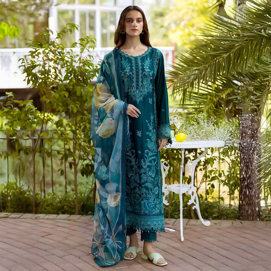 Green  Cotton Casual Wear Salwar Kameez