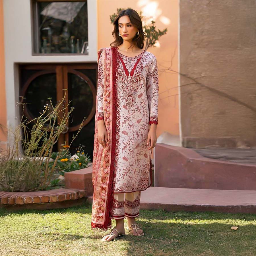 White  Cotton Casual Wear Salwar Kameez