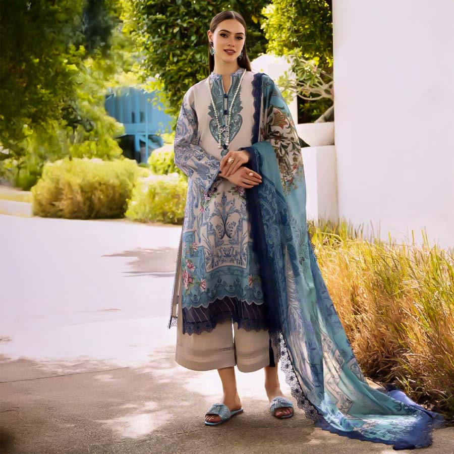 White  Cotton Casual Wear Salwar Kameez