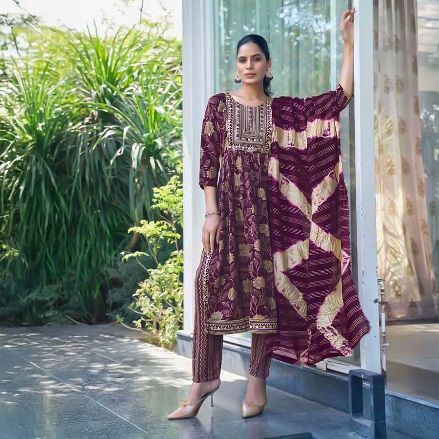 Violet Capsule Casual Wear Salwar Kameez