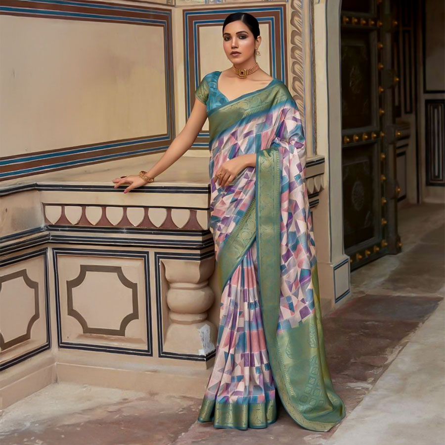 Green  Handloom Silk Casual Wear Saree