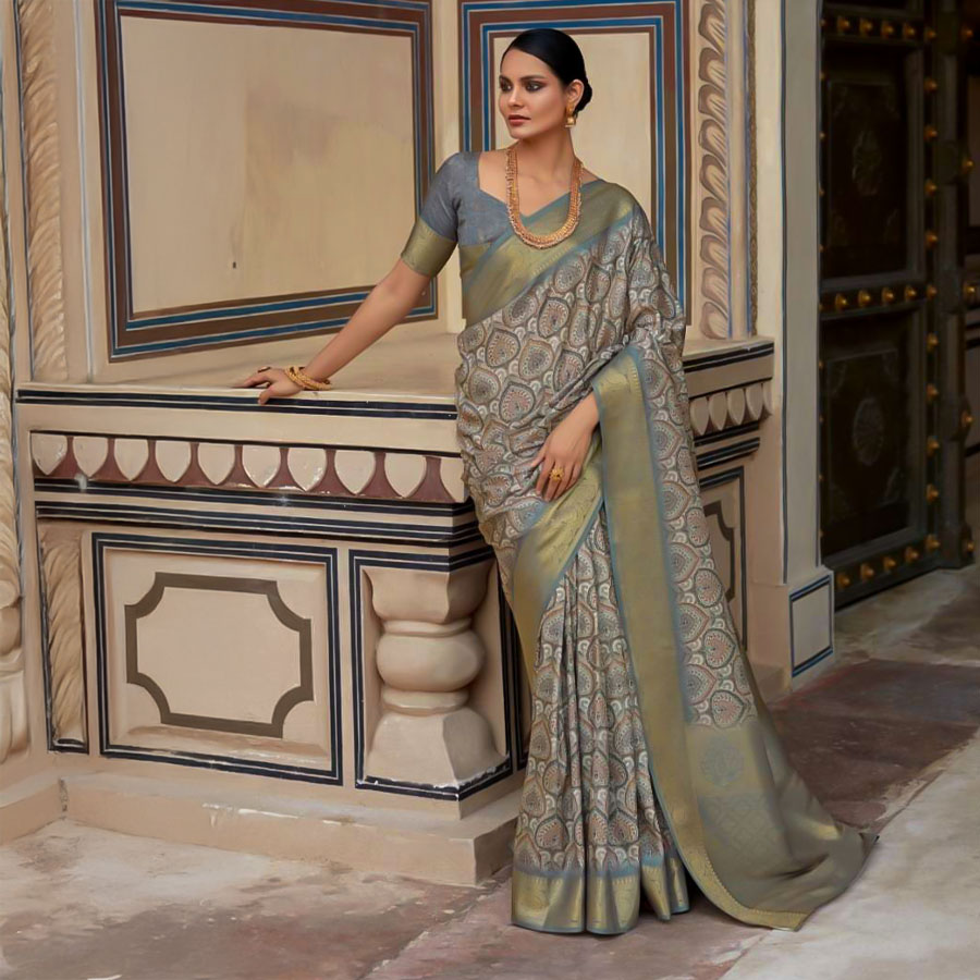 Green  Handloom Silk Casual Wear Saree
