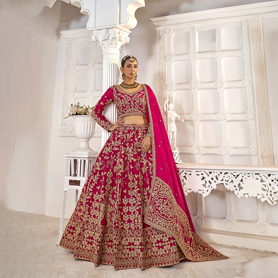 Pink  Jimmy Choo Designer Lehenga