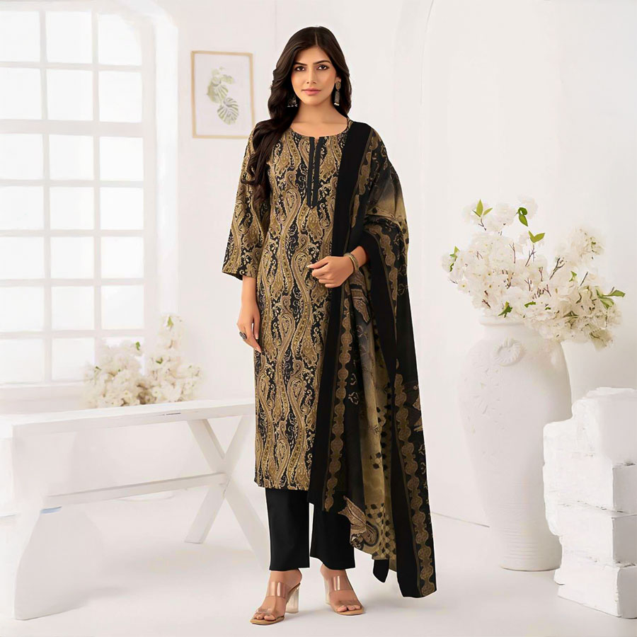 Green  Cotton  Casual Wear Salwar Kameez