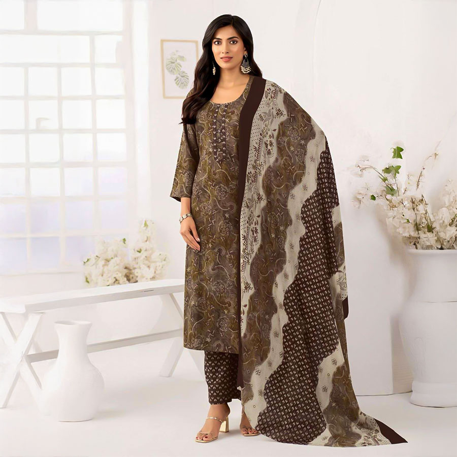 Green  Cotton  Casual Wear Salwar Kameez