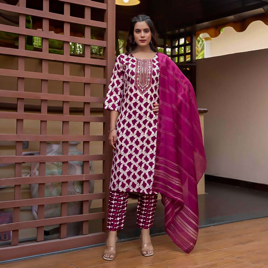 Violet Capsule Casual Wear Salwar Kameez