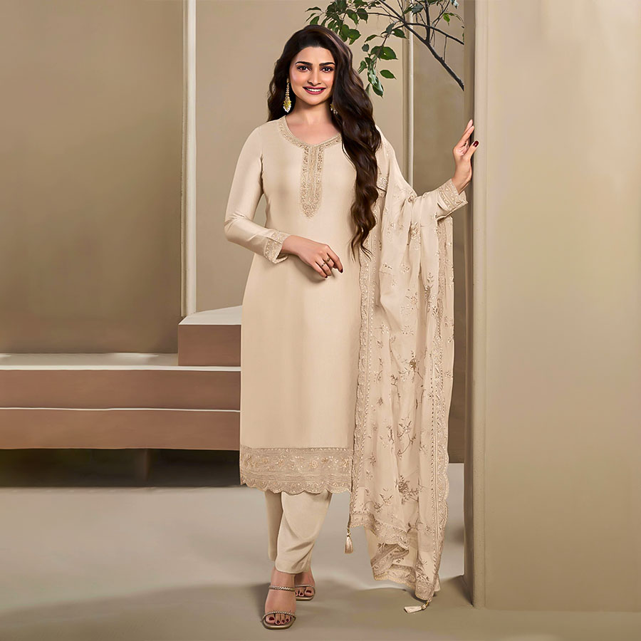 Vanilla  Silk Party Wear Salwar Kameez