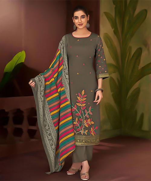 Olive Green  Pure Zam Casual Wear Salwar Kameez in san jose