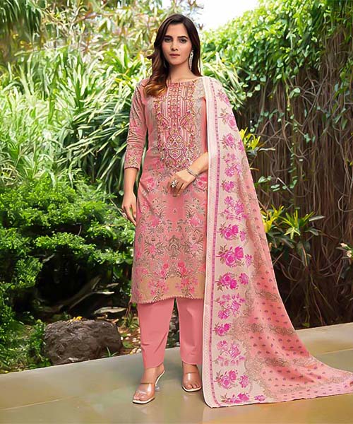 Pink  Cambric Cotton Casual Wear Salwar Kameez in seattle