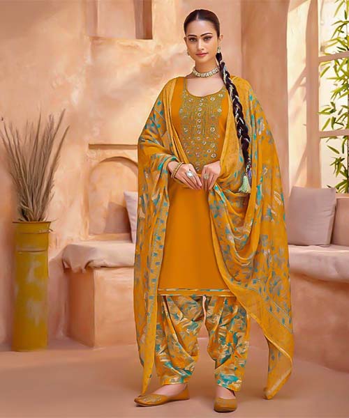 Yellow Jam Casual Wear Salwar Kameez in ipswich