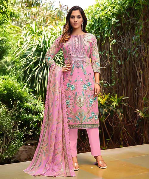 Purple Cambric Cotton Casual Wear Salwar Kameez in seattle