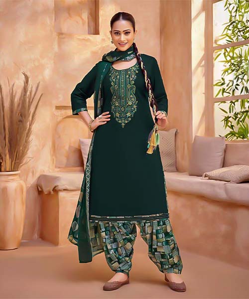 Green  Jam Casual Wear Salwar Kameez in ipswich