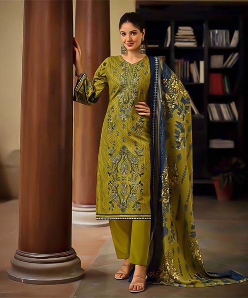 Green  Cotton Casual Wear Salwar Kameez in australia