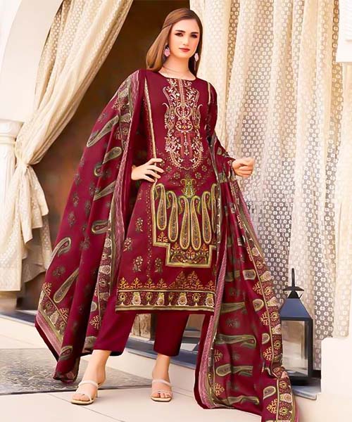 Brown  Cotton Casual Wear Salwar Kameez in walsall