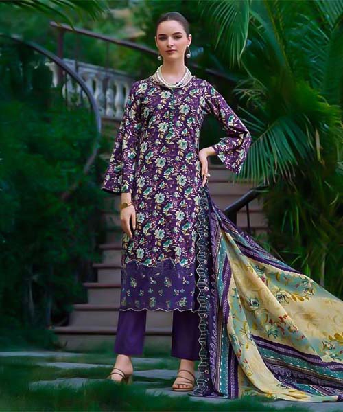 Violet  Cotton  Casual Wear Salwar Kameez in norway