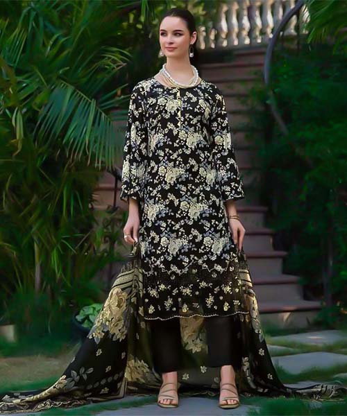 Black  Cotton  Casual Wear Salwar Kameez in norway