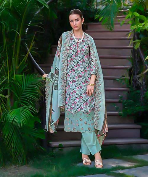 Blue  Cotton  Casual Wear Salwar Kameez in norway