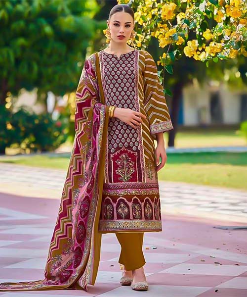 Yellow  Cotton Casual Wear Salwar Kameez in fiji