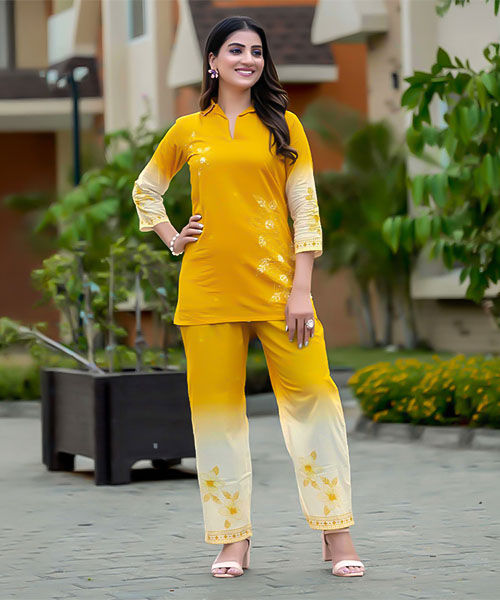 Yellow  Cottom Casual Wear Kurti in southampton