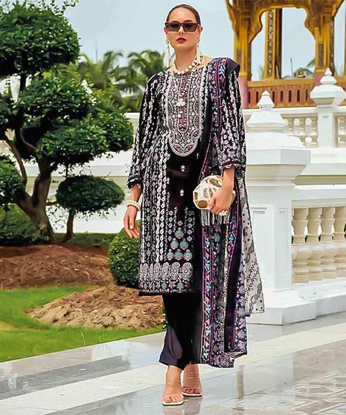 Black  Cotton Printed Salwar Kameez in mumbai