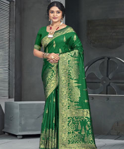 Luxury Draped in Fabric Designer Saree Showcase