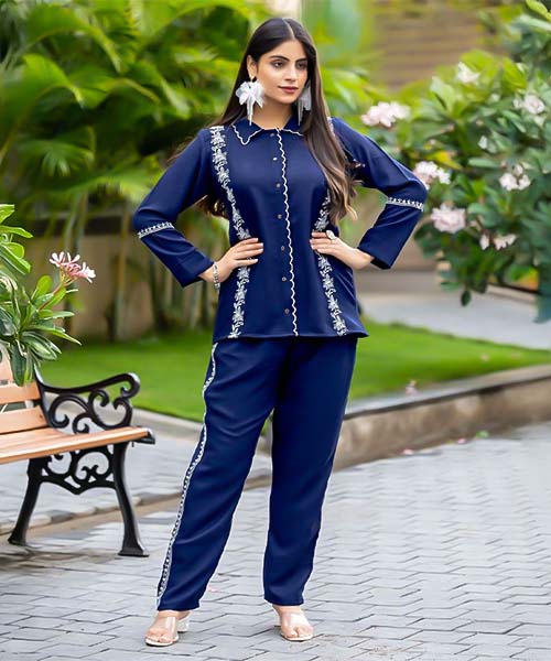 Blue  Viscose  Casual Wear Kurti in cardiff