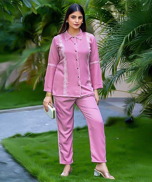 Pink  Viscose  Casual Wear Kurti in cardiff