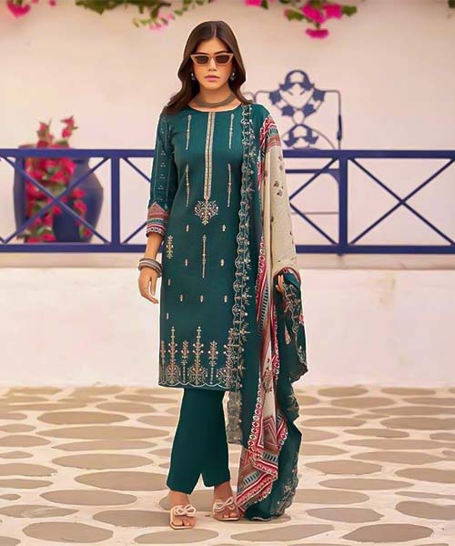 Green  Lawn Cotton Casual Wear Salwar Kameez in san jose