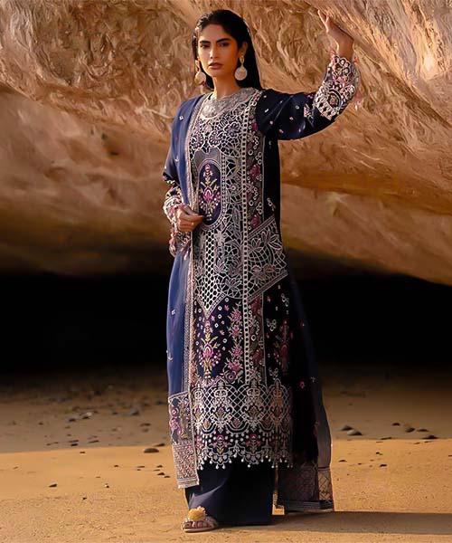 Violet Cotton Casual Wear Salwar Kameez in canterbury