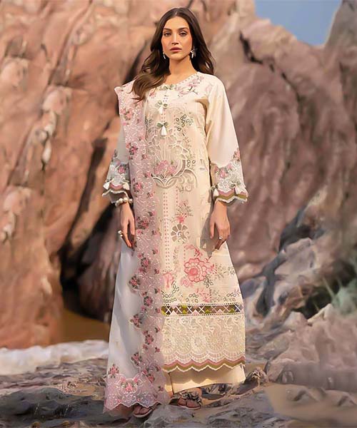 White Cotton Casual Wear Salwar Kameez in canterbury