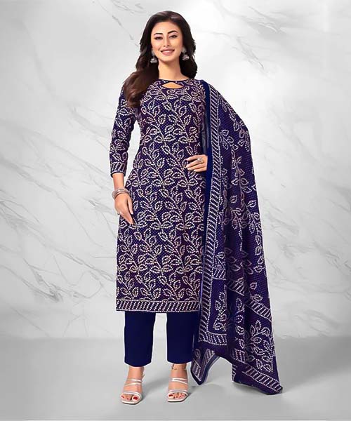 Blue  Cotton Casual Wear Salwar Kameez in tucson