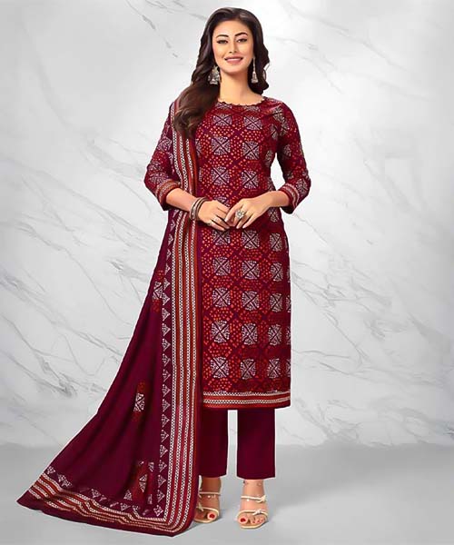 Brown  Cotton Casual Wear Salwar Kameez in tucson