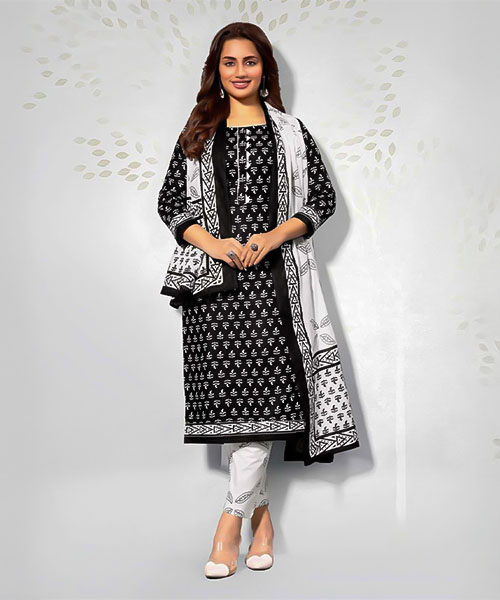 Black  Cotton Casual Wear Salwar Kameez in mumbai