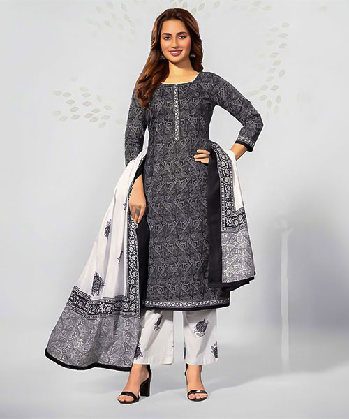 Black  Cotton Casual Wear Salwar Kameez in mumbai