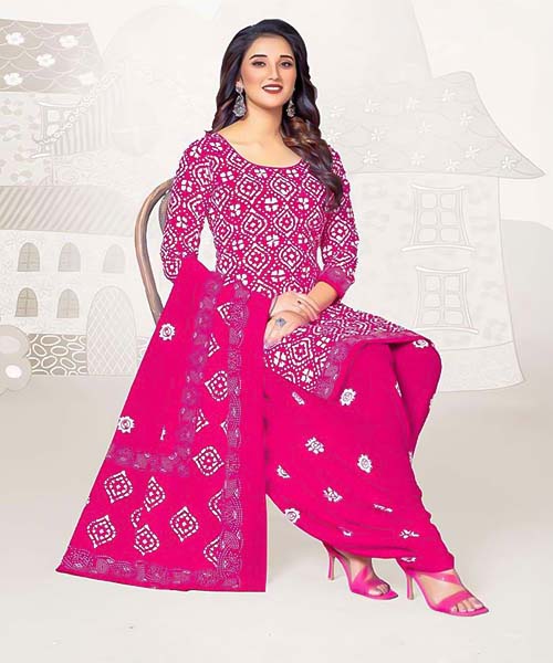 Magenta  Cotton Casual Wear Salwar Kameez in tucson