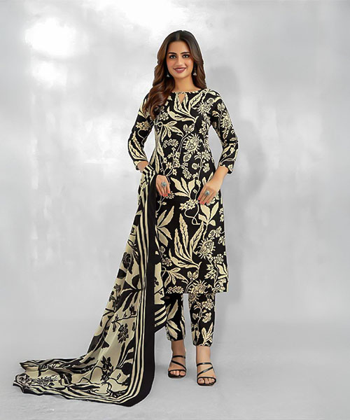 Black  Fancy Casual Wear Salwar Kameez in oxford