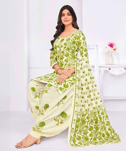 Green  Cotton Casual Wear Salwar Kameez in tucson