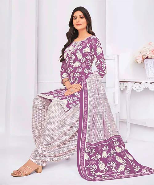 Purple  Cotton Casual Wear Salwar Kameez in tucson
