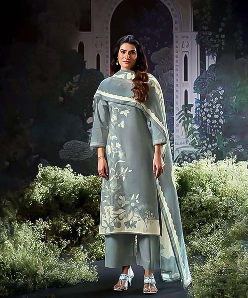 Grey Cotton Casual Wear Salwar Kameez in jacksonville