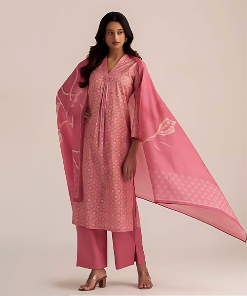 Pink  Cotton Casual Wear Salwar Kameez in san jose