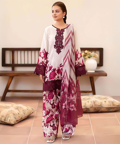 Red  Cotton Casual Wear Salwar Kameez in las vegas