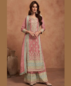 Elegant Simar Silk Partywear Suit for Special Occasions