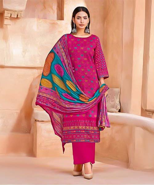 Magenta  Jam Casual Wear Salwar Kameez in edinburgh